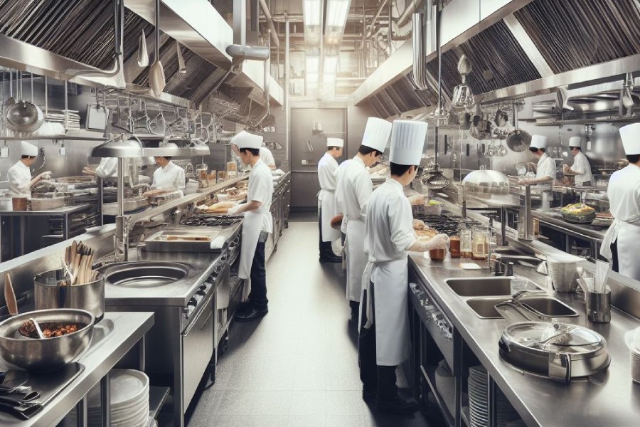 راه اندازی آشپزخانه صنعتی