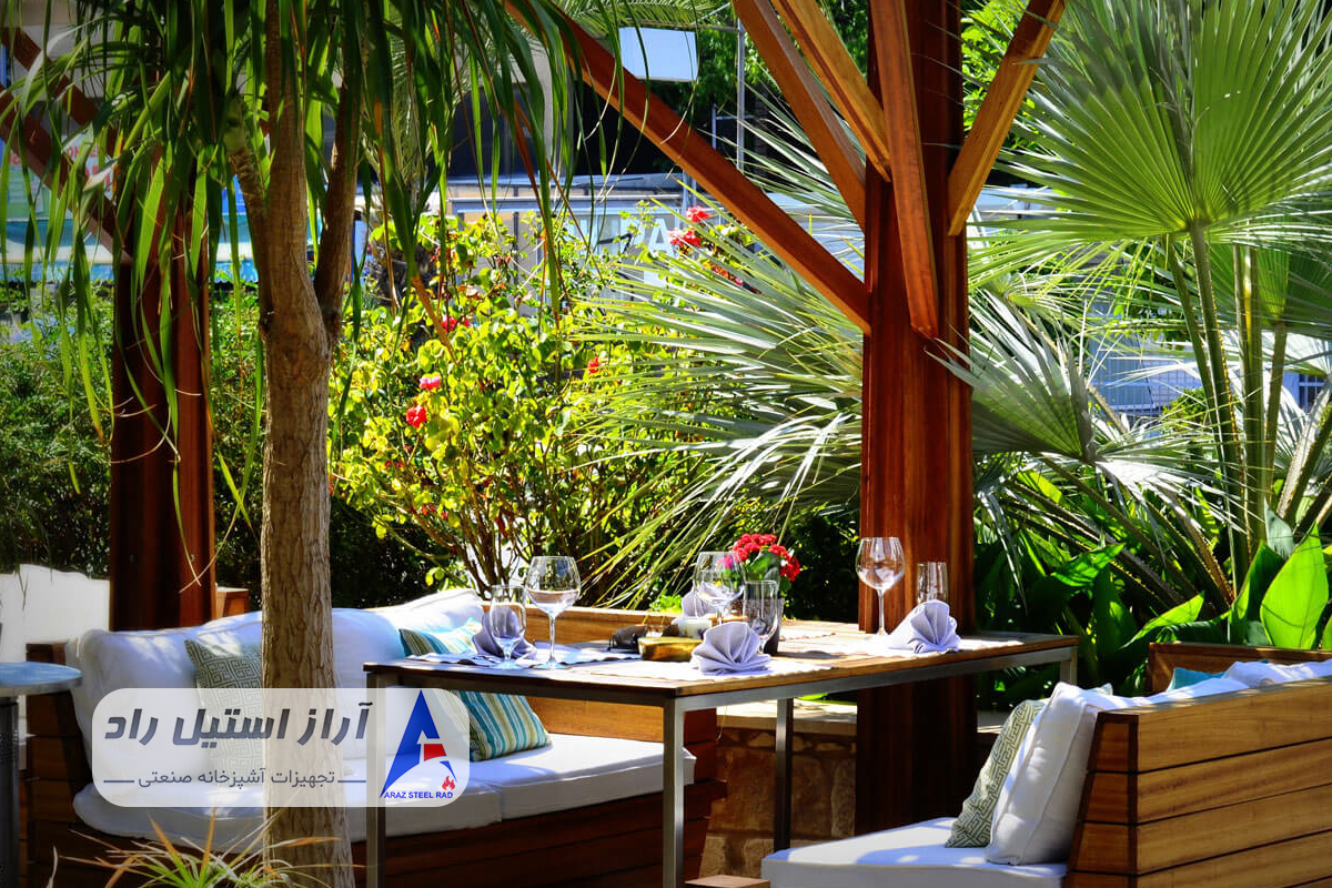 متن تبلیغ باغ رستوران