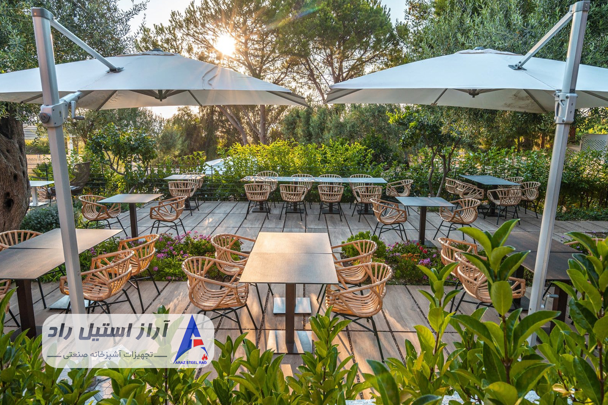 تجهیزات مورد نیاز راه اندازی باغ رستوران