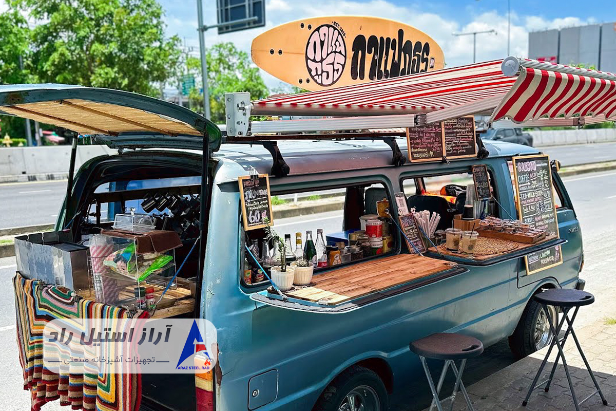 تجهیزات راه اندازی کافه سیار