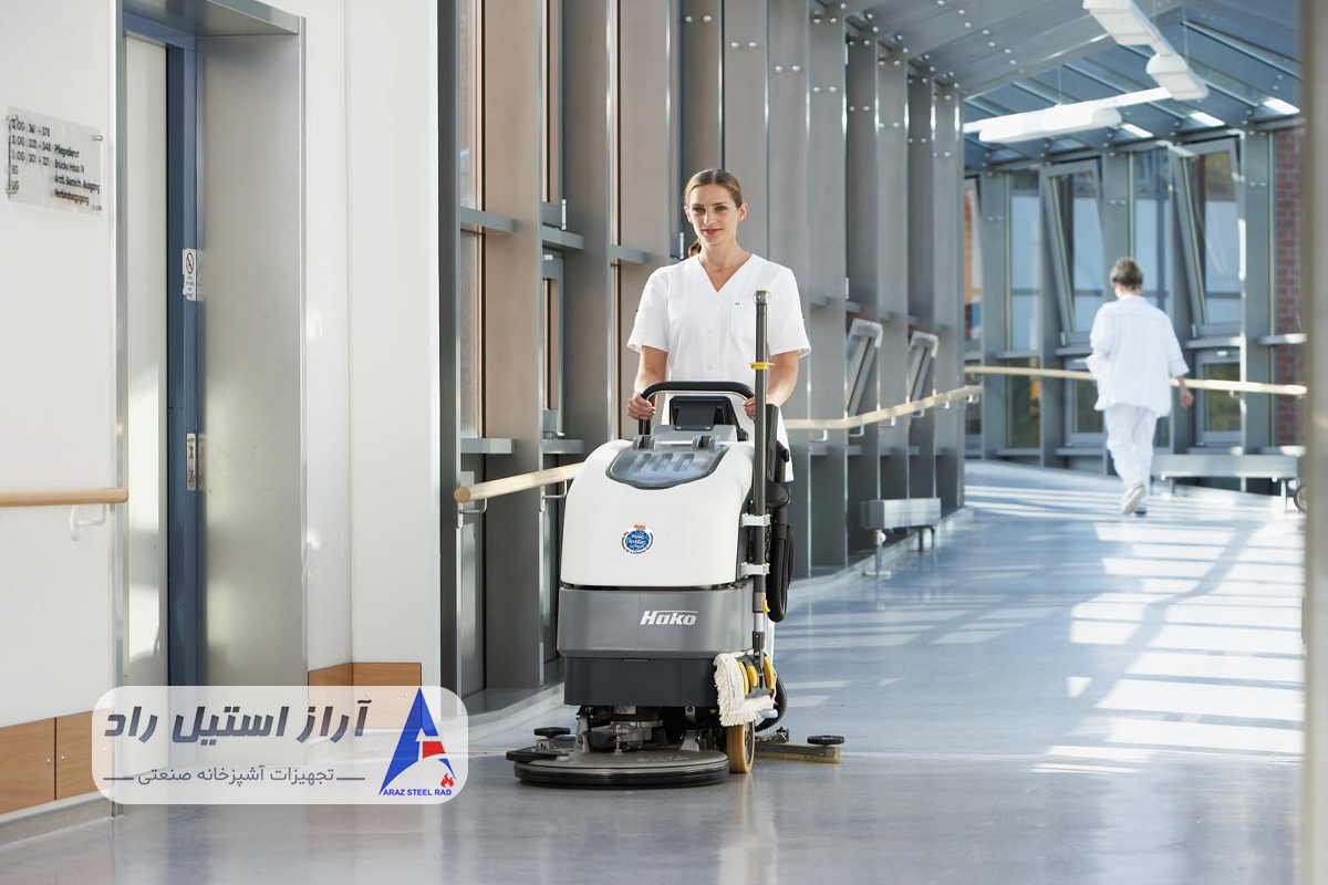 اسکرابر صنعتی دستی