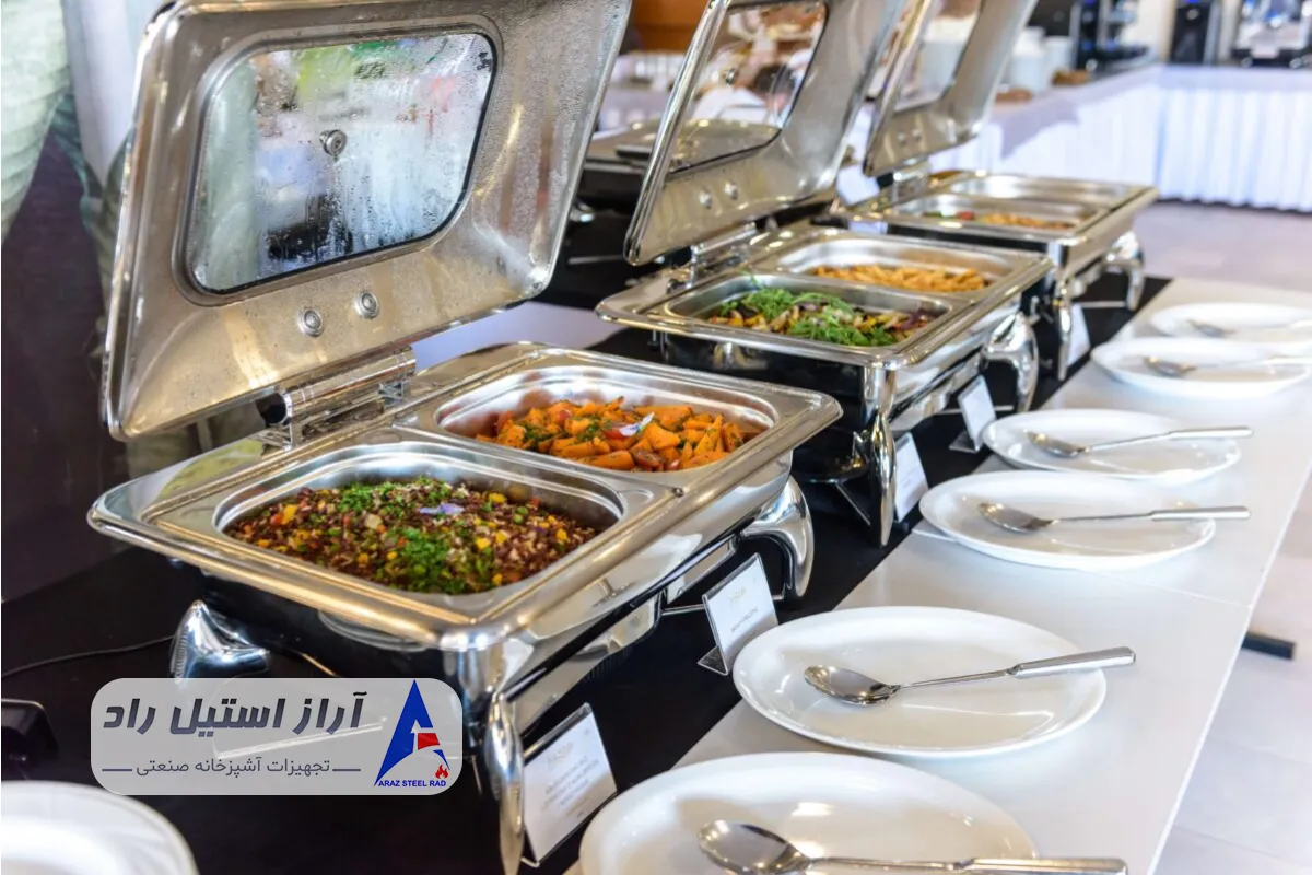 تجهیزات سرویس دهی در آشپزخانه صنعتی هتل