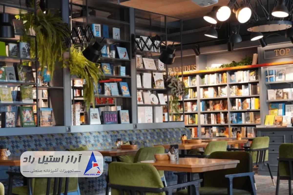 طراحی منو کافه کتاب