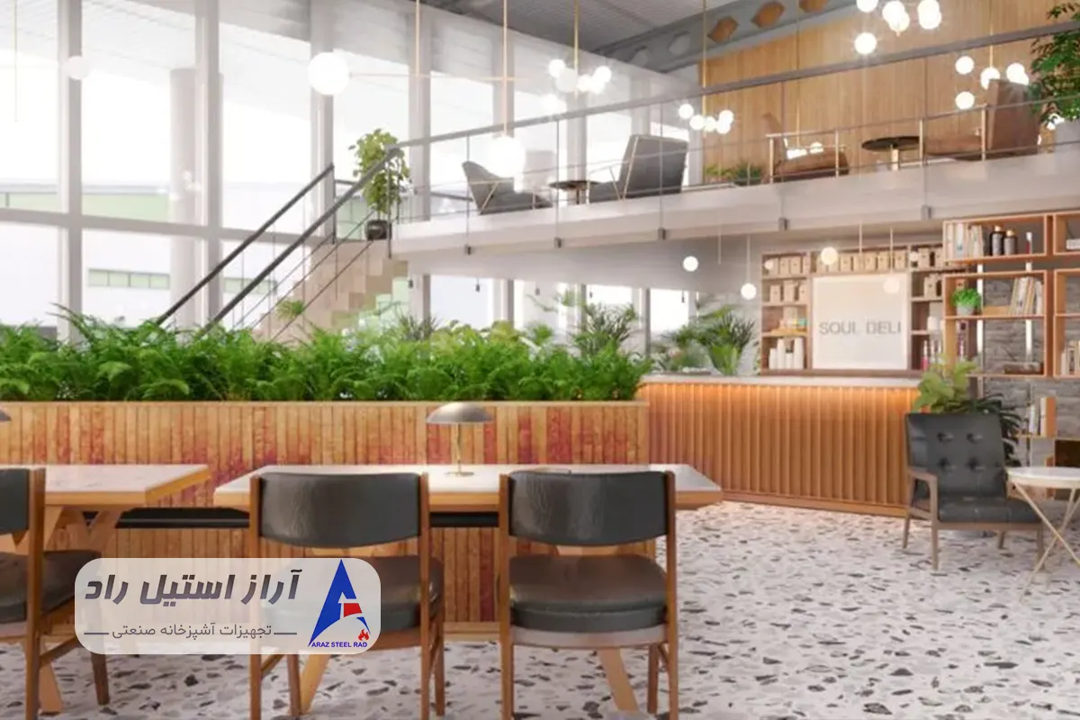 طراحی دکوراسیون داخلی و فضای رستوران