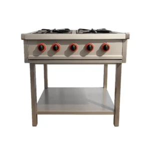 اجاق چهار شعله پایه دار (با ورق در کف)