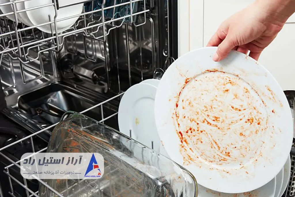 علت تمیز نشستن ماشین ظرفشویی صنعتی